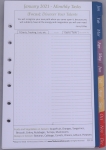Year 7-hole Planner Tabs (Jan - Dec '24) -SHIPPING INCL