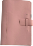 Italian Pink Leather Cover [limited time]-Buckle Closure