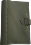 Italian Green Leather Cover [limited time]-Buckle Closure