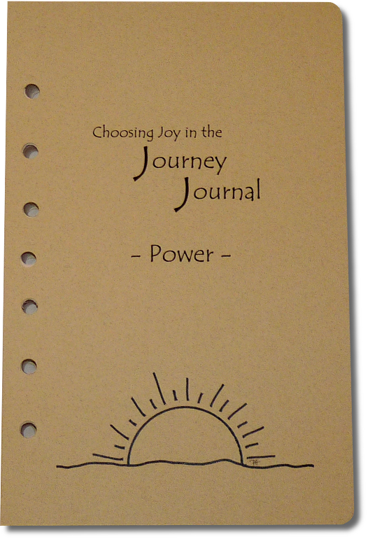 Choosing Joy in the Journey Journal -Power-Classic 7 hole punch